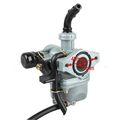 X-pro 19mm Zinc Carburetor W Hand Choke Lever For 50cc 70cc 90cc 110cc 4-stroke Atv Carb Dirt Bike Go Kart Quad 4 Wheeler Pit 
