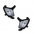 Fog Light Assembly Pair For Hyundai Tucson 2010 2011 2012 2013 2014 2015 Driver And Passenger Side Hy2592136 Hy2593136 