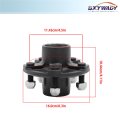 5 On 4 In Trailer Hub Kit With Bearing Replacement For 2000 Lbs 1 Spindle Stainless Steel Wheel Oil Seal And Dust Cover