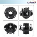 5 On 4 In Trailer Hub Kit With Bearing Replacement For 2000 Lbs 1 Spindle Stainless Steel Wheel Oil Seal And Dust Cover