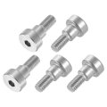 6pcs 304 Stainless Steel Shoulder Bolt 8mm Dia 6mm Length M6 Thread Hex Socket Bolts For Textile Hydraulic Injection Molding 