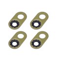 4pcs Steam Vent Tube Bypass Seal Gaskets For Chevrolet Corvette 1998 2000-2004 