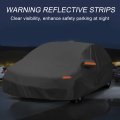 Waterproof Car Cover For Mazda 3 Hatchback 2014 2018 Outdoor All Weather Protection 210d Pu Material With Reflective Warning
