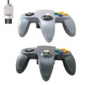 Usonline911 2-pack Wired Controller For N64 Video Games Console Retro Remote Game Pad With Responsive Buttons And Smooth