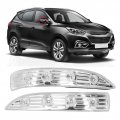 Side Mirror Turn Signal Lamp 2pcs Rearview Light Transparent Lens For Tucson Ix35 2010a 2015