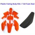 Tc-motor Plastic Fairing Body Kits Tall Foam Seat For Honda Crf50 Xr50 Pit Dirt Motor Trail Bike 50cc 70cc 90cc 110cc 125cc