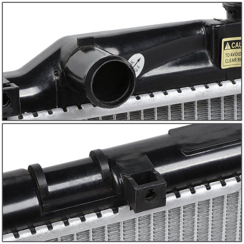Dna Motoring Oem-ra-1409 Oe Style Direct Fit Aluminum Core Radiator For 93-97 Geo Prizm Corolla 27-1 16 W X 13-5 8 H 3 D 1-1