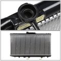 Dna Motoring Oem-ra-1409 Oe Style Direct Fit Aluminum Core Radiator For 93-97 Geo Prizm Corolla 27-1 16 W X 13-5 8 H 3 D 1-1