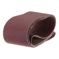 5pcs 6 X 89 Sanding Belts 240 Grits Aluminum Oxide Abrasive Belt Sander Paper Papers For Metal Wood Grinding Polishing Reddish 
