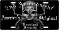 Second Amendment License Plate Novelty Tag From Redeye Laserworks 