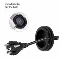 Heyiarbeit 30pcs 7 8 22mm Rubber Grommet Wire Grommets Eyelet Ring Gasket For Wiring O Electric Cable Protector Black