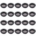 Heyiarbeit 30pcs 7 8 22mm Rubber Grommet Wire Grommets Eyelet Ring Gasket For Wiring O Electric Cable Protector Black