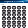 Heyiarbeit 30pcs 7 8 22mm Rubber Grommet Wire Grommets Eyelet Ring Gasket For Wiring O Electric Cable Protector Black