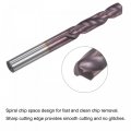 Uxcell Carbide Twist Drill Bits 4 8mm Din K45 Tungsten Altisin Coated Jobber Straight Shank Drilling Cutter For Stainless Steel