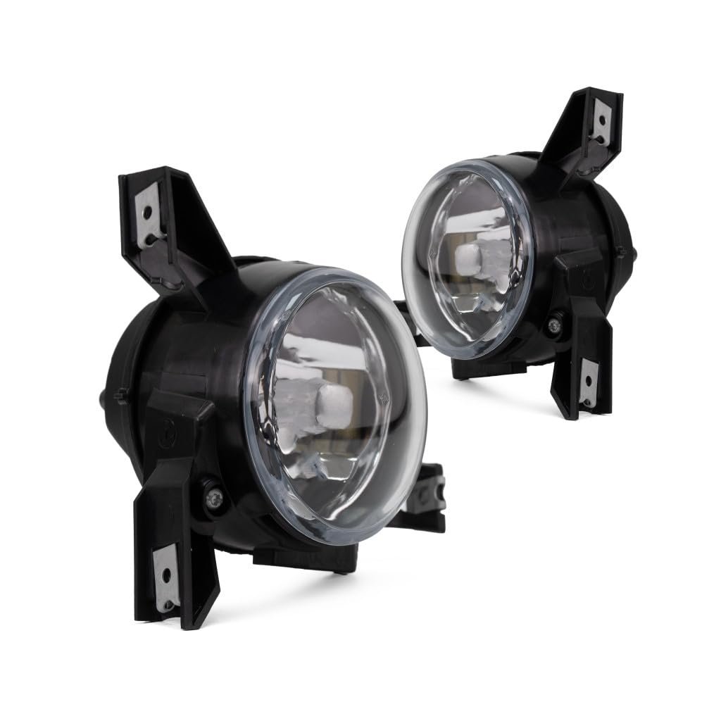 Volkswagen Beetle Fog Light Assembly Pair 2001 2002 2003 2004 2005 Driver And Passenger Side With Bulbs Dot Certified Replaces