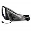 Black Driver Side View Mirror Smooth With Power Adjustment Manual Folding Heated Compatible For 2004-2008 Pontiac Grand Prix