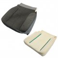 Dark Gray Driver Side Cloth Seat Cover Foam Cushion Replacement For 2002-2005 Ram Slt St 1500 2500 