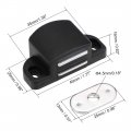 Uxcell Magnetic Latches Catch For Kitchen Bathroom Cabinet Door Plastic Black 2pcs