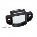 Uxcell Magnetic Latches Catch For Kitchen Bathroom Cabinet Door Plastic Black 2pcs
