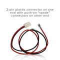 Alveytech Universal 10 2 Pin 600v 14awg Battery Wiring Harness Replacement Wire For Minimoto Mega Moto Pulse Scooter Atv Mini