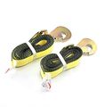 Pack Of 2 Wheel Lift Repo Crossover Strap X10 Tow Truck Ratchet Tie Down 