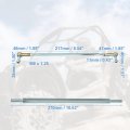 X Autohaux 2pcs M8 270mm Steering Tie Rod Ball Joint For 50cc 70cc 90cc 110cc 125cc 150cc 200cc 250cc Atv Four Wheeler Quad