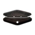 Window Guides For Cadillac 60 Special 1993 Plastic Replacement 20478732 And 20747509 Black Standard Style Front Position 