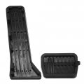 X Autohaux Anti Slip Aluminum Alloy Car Interior Foot Pedal Pads Accelerator Gas Brake Cover Kit Replacement For Mazda 2 3 6