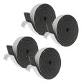 Weather Stripping Door Seal 4 Rolls 1 X 3 16 Adhesive Foam Tape Soundproof Insulation Strips For Frame Window Gaps 26 Feet 