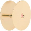 Prime Line U9516 2-5 8 Brass Plated Steel Hole Cover Plate 