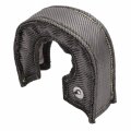 Hiwowsport Carbon Fiber Turbo Blanket T25 Cover Turbocharger Heat Shield Fastener Springs For 