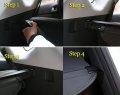 Danti Black Retractable Rear Trunk Cargo Luggage Security Shade Cover Shield For Ford Escape 2013 2014 2015 2016 2017 2018 2019