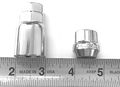 12x1 5 Acorn Chrome Open End Wheel Locks M12x1 50 Locking Lug Nuts Fits Most Acura Honda Lexus Mazda Toyota 