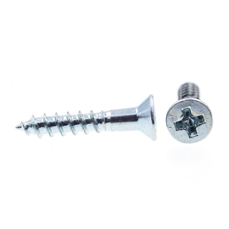 Prime-line Wood Screws Flat Head Phillips Drive 2 X 1 In Zinc Plated Steel 50 Pack