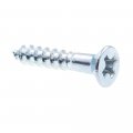 Prime-line Wood Screws Flat Head Phillips Drive 2 X 1 In Zinc Plated Steel 50 Pack 
