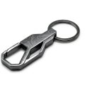 Jeep Grand Cherokee Laser Etched Topographic Black Carabiner Style Snap Hook Metal Key Chain Official Licensed 3 75 In X 1