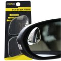 Trimon Blind Spot Mirror For Car 1 88 X 77 2 Pcs 360 Degree Adjustabe Hd Glasss Glass Frameless Convex Rear View Mirror 