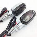 Aluminum 10mm Stalk Motorcycle Turn Signals Blinker Lights For Universal Bike