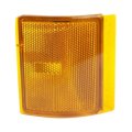 Turn Signal Corner Light Lens Driver Side Lower For Gmc K3500 1999 2000 2pc Design With Dual Sealed Beam Gm2550145 Amber 