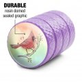 Northern Cardinal Watercolor Northeastern Bird Tire Rim Wheel Aluminum Valve Stem Caps