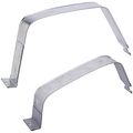 St512 Fuel Tank Strap Set Of 2 Black Alloy Steel Underbody Mount Straps 