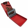 Usonline911 13 Pc Left-hand Drill Bit Titanium Industrial Strength W Case Stud Extractor Set