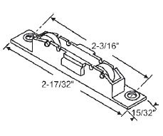 Window Roller Assembly With 13 32 In Nylon Wheel 2 Pack Part Number 52-762