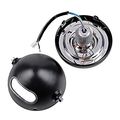 6 5 Motorcycle Glass Lens Side Mount Cree Led Headlight W Halo Ring For Honda Kawasaki Suzuki Yamaha Custom Bike