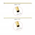 Uxcell Brass Tube 5mm 6mm Od X 0 Wall Thickness 300mm Length Seamless Pipe Round Tubing Tone Pack Of 6