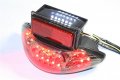 Smt- Custom Smoke L Lens Led Brake Tail Light With Integrated Turn Signals Indicators Compatible 1999-2007 Suzuki Hayabusa