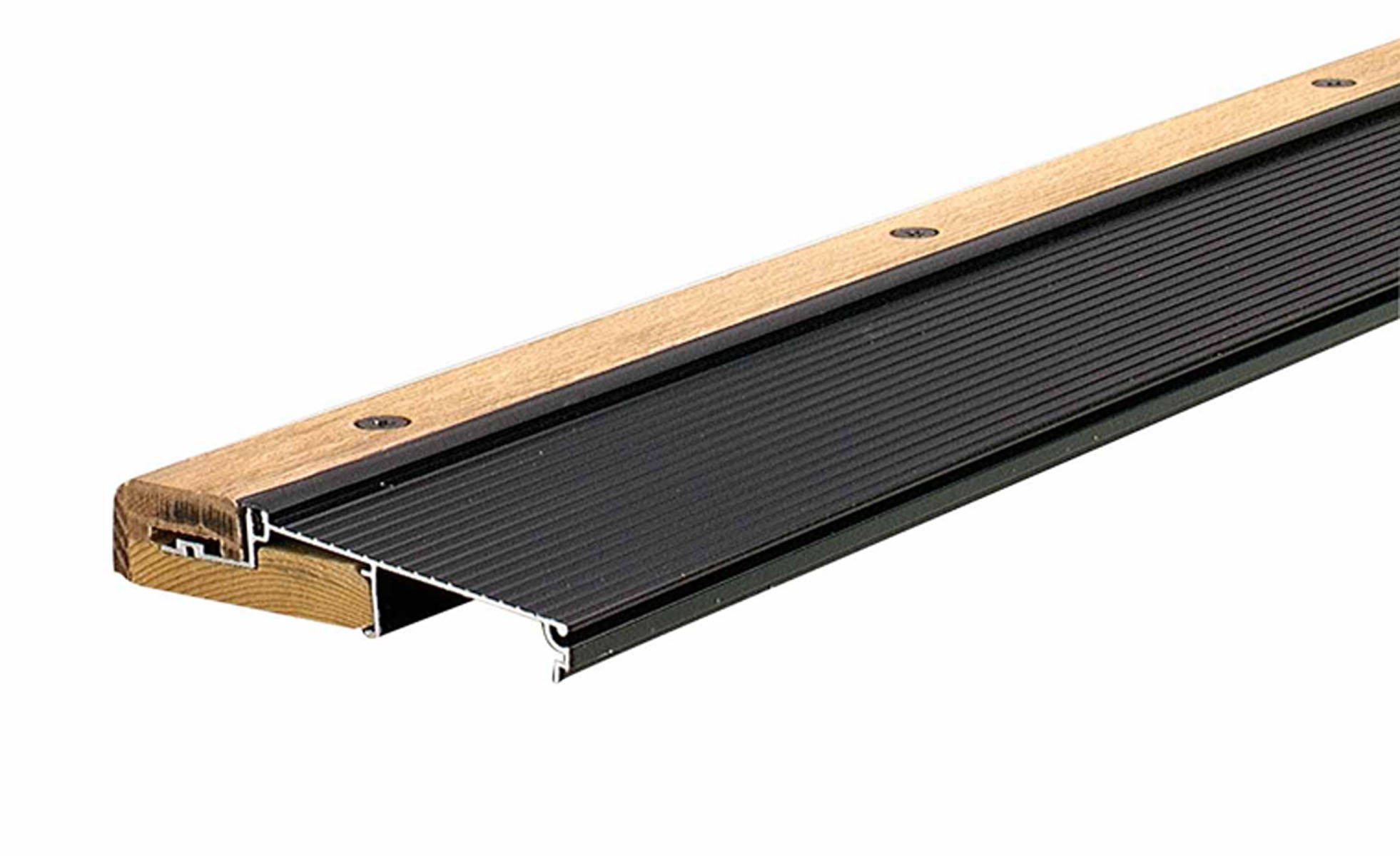 M-d Building Products 78634 1-1 8-inch By 5-5 36-inch Th394 Adjustable Aluminum And Hardwood Sill Inswing Bronze