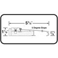 M-d Building Products 78634 1-1 8-inch By 5-5 36-inch Th394 Adjustable Aluminum And Hardwood Sill Inswing Bronze
