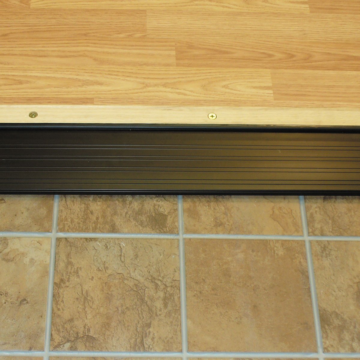 M-d Building Products 78634 1-1 8-inch By 5-5 36-inch Th394 Adjustable Aluminum And Hardwood Sill Inswing Bronze