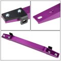 Auto Dynasty Compatible With Honda Civic Aluminum Rear Lower Subframe Tie Bar Purple Ep Es Ev
